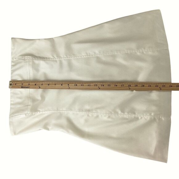 WeWoreWhat Size 4 NWT Strapless Peplum Mini Dress in Ecru Cream Ivory - Picture 9 of 12